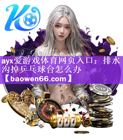 排水沟掉乒乓球台怎么办