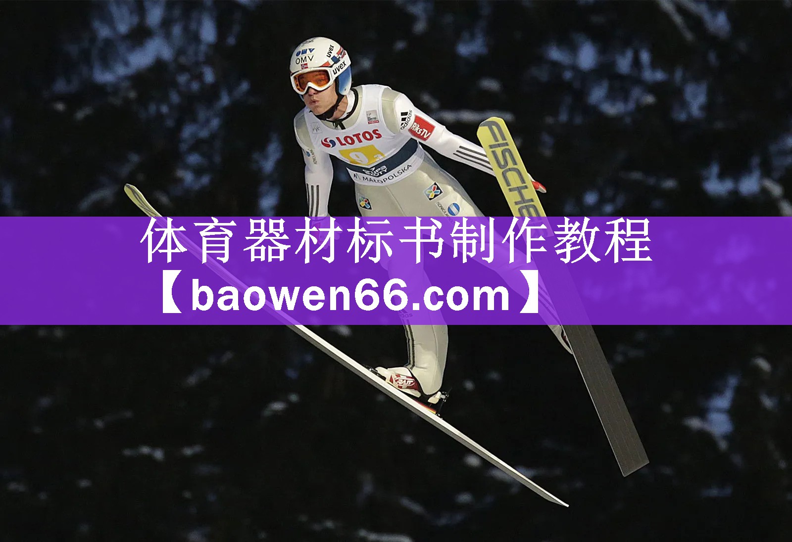 体育器材标书制作教程