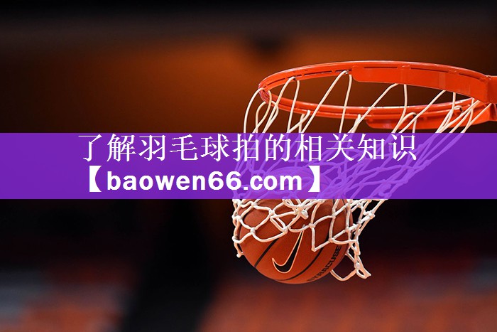 了解羽毛球拍的相关知识